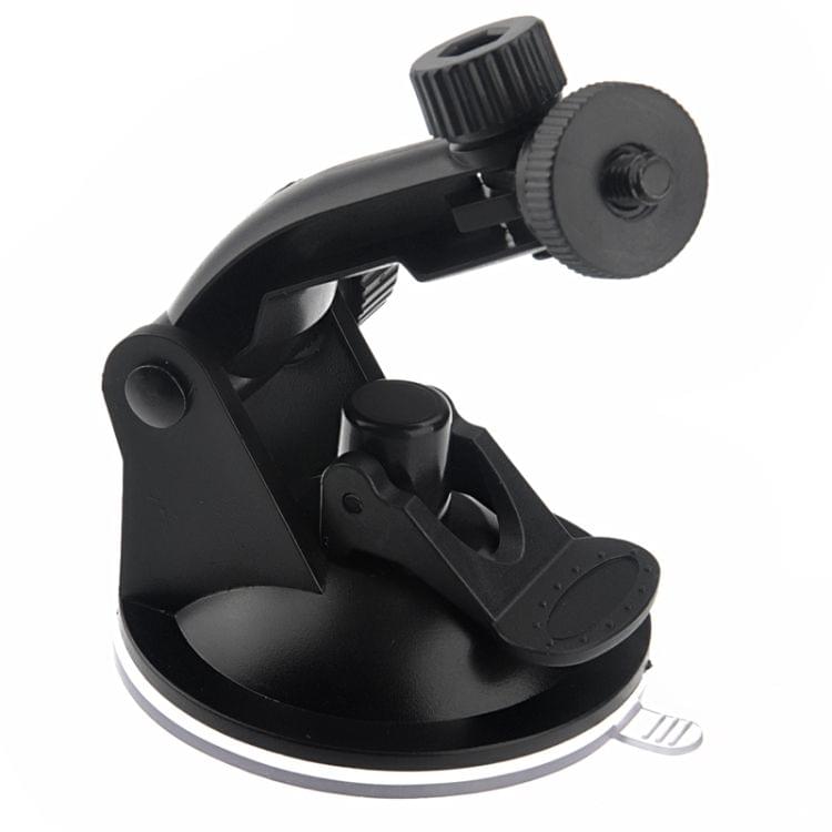 Suction Cup Mount + Tripod Adapter for GoPro  NEW HERO /HERO6   /5 /5 Session /4 Session /4 /3+ /3 /2 /1, Xiaoyi and Other Action Cameras (ST-61)(Black)