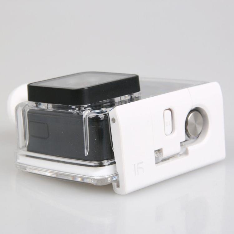 IP68 Waterproof Housing Protective Case with Buckle Basic Mount for Xiaomi Xiaoyi II 4K, Waterproof Depth: 40m(Z16FSK01)(White)