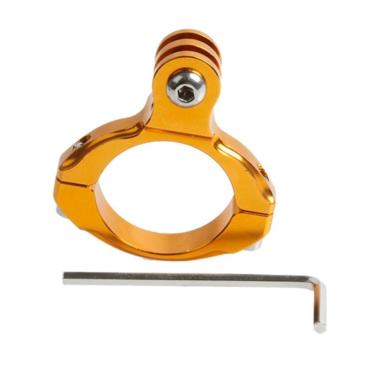 TMC HR87 Bike Aluminum Handle Bar Standard Mount for GoPro HERO6 /5 /5 Session /4 Session /4 /3+ /3 /2 /1, Xiaoyi and Other Action Cameras, Internal Diameter: 31.8mm(Gold)