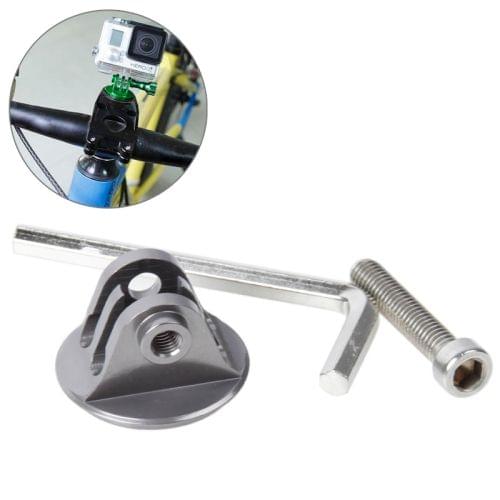 TMC HR93 Bike Head Mount with Screw & Hex Screwdriver for GoPro  NEW HERO /HERO6   /5 /5 Session /4 Session /4 /3+ /3 /2 /1, Xiaoyi and Other Action Cameras(Grey)