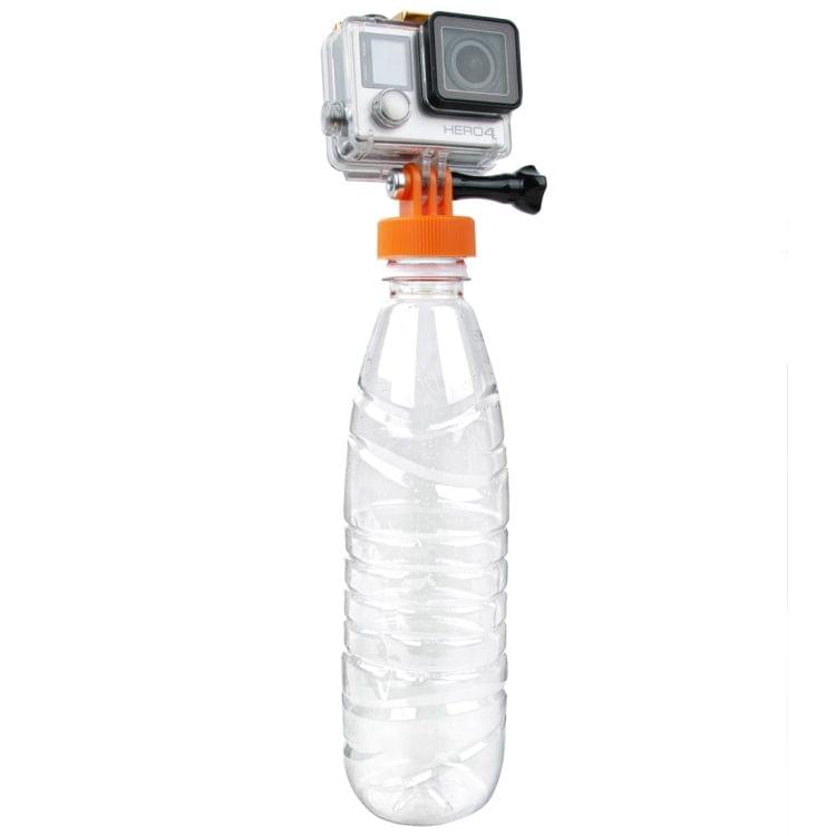 TMC HR383 Surfing Plastic Bottle Top Mount Tripod Adapter Holder for GoPro  NEW HERO /HERO6   /5 /5 Session /4 Session /4 /3+ /3 /2 /1, Xiaoyi and Other Action Cameras, Inner Diameter: 28.5mm(Orange)
