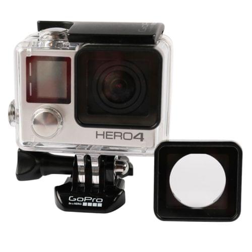 Waterproof Case Replacement Lens Ring with Screws and Screwdriver for GoPro HERO4 / 3+(Black)