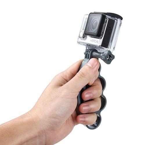TMC HR239 Knuckles Fingers Grip with  Thumb Screw for GoPro  NEW HERO /HERO6   /5 /5 Session /4 Session /4 /3+ /3 /2 /1, Xiaoyi and Other Action Cameras(White)
