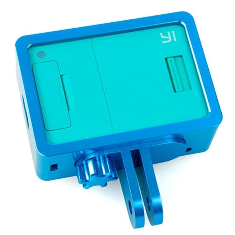TMC Lightweight CNC Aluminum Frame Mount Housing for XiaoMi YI Sport Camera(Blue)