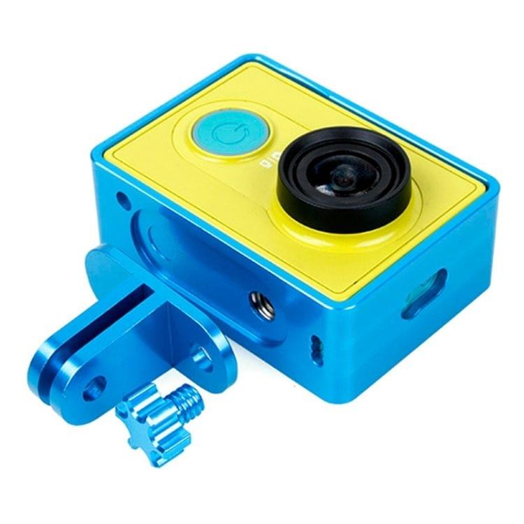 TMC Lightweight CNC Aluminum Frame Mount Housing for XiaoMi YI Sport Camera(Blue)
