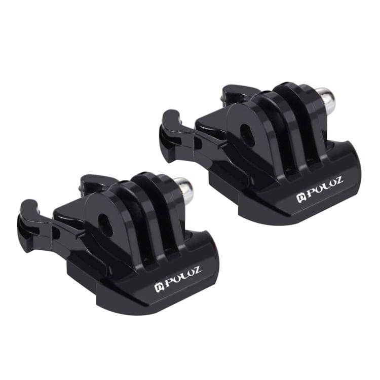2 PCS PULUZ Horizontal Surface Quick Release Buckle for GoPro  NEW HERO /HERO6   /5 /5 Session /4 Session /4 /3+ /3 /2 /1, Xiaoyi and Other Action Cameras