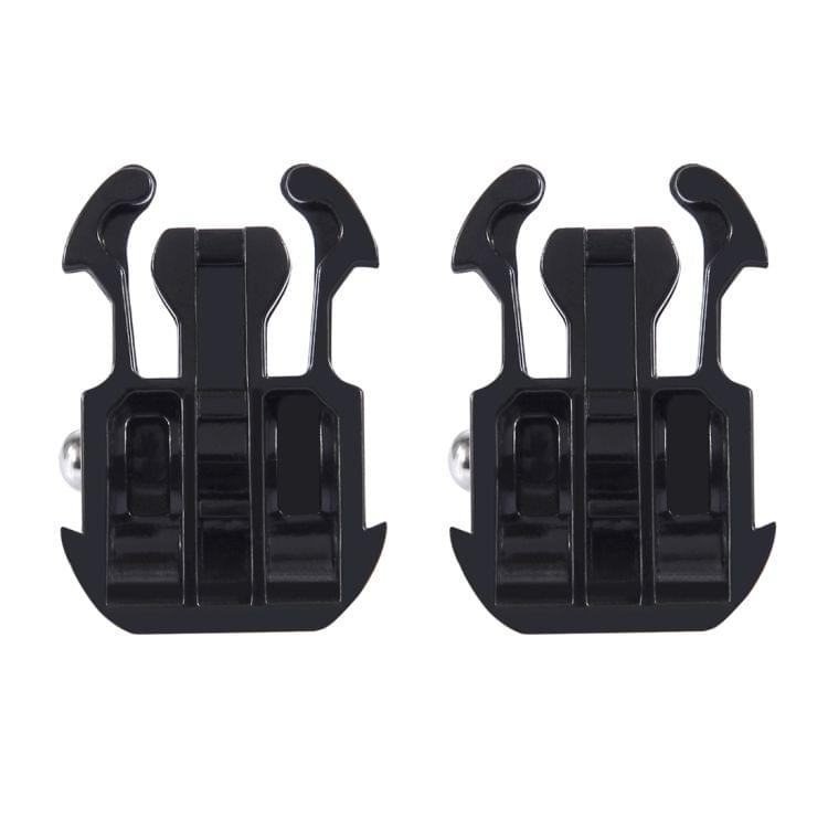 2 PCS PULUZ Horizontal Surface Quick Release Buckle for GoPro  NEW HERO /HERO6   /5 /5 Session /4 Session /4 /3+ /3 /2 /1, Xiaoyi and Other Action Cameras