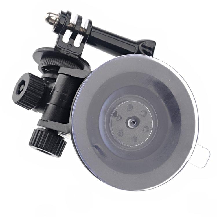 ST-51 Mini Car Suction Cup Tripod Adapter + 7CM Diameter Base Mount for GoPro  NEW HERO /HERO6   /5 /5 Session /4 Session /4 /3+ /3 /2 /1, Xiaoyi and Other Action Cameras(Black)
