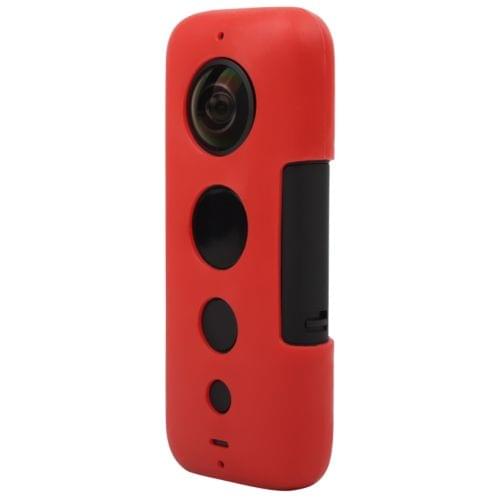 Sunnylife IST-BHT626 Silicone Protective Case for Insta360 ONE X(Red)