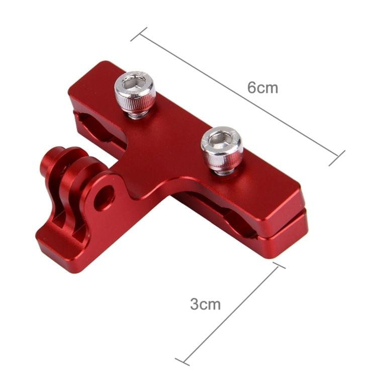 PULUZ Aluminium Alloy Bike Seat Cushion Mount for GoPro NEW HERO /HERO7 /6 /5 /5 Session /4 Session /4 /3+ /3 /2 /1, DJI OSMO Action, Xiaoyi and Other Action Cameras(Red)