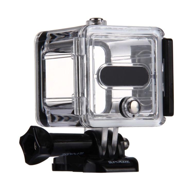 PULUZ 30m Underwater Waterproof Housing Diving Protective Case for GoPro HERO5 Session /HERO4 Session /HERO Session, with Buckle Basic Mount & Screw
