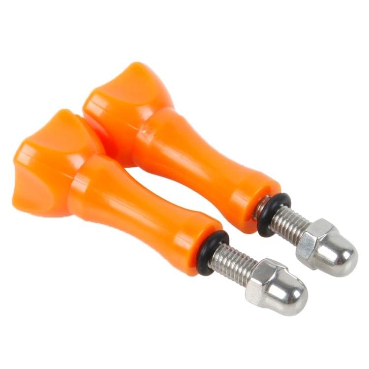 2 PCS TMC HR171 Plastic 5.5cm Thumb Screw for GoPro HERO4 /3+ /3 /2 Cameras(Orange)