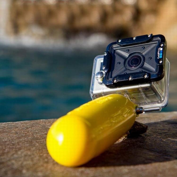 ST-76 Diving Buoyancy Self Arm Self Pole Camera Handle Mount for GoPro  NEW HERO /HERO6   /5 /5 Session /4 Session /4 /3+ /3 /2 /1, Xiaoyi and Other Action Cameras(Yellow)