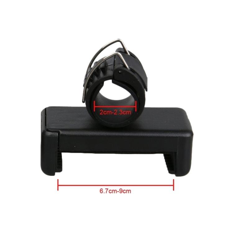 Mobile Phone Clip Holder for GoPro & SJCAM & Xiaoyi Handheld Selfie Monopod, Small Clip Port Diameter: 2cm-2.3cm