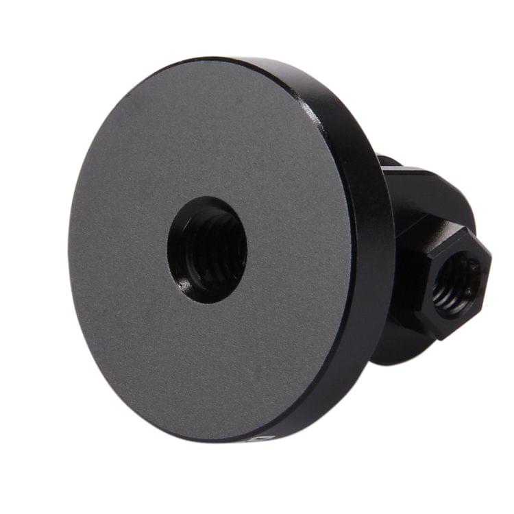 PULUZ 1/4 inch Screw Hole Tripod Mount CNC Adapter for GoPro NEW HERO /HERO7 /6 /5 /5 Session /4 Session /4 /3+ /3 /2 /1, DJI OSMO Action, Xiaoyi and Other Action Cameras(Black)