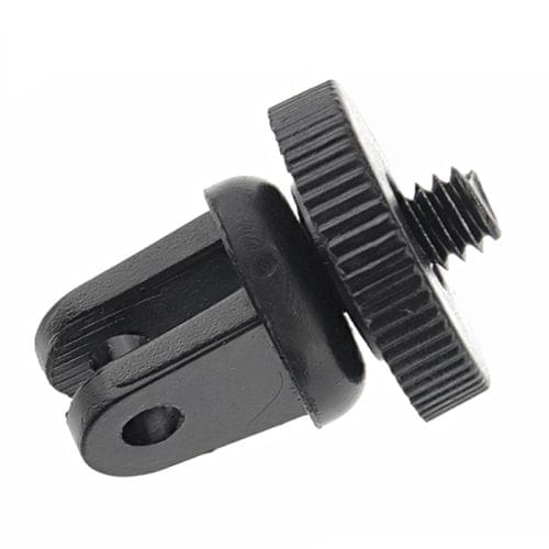 ST-60 Mini Size Tripod Mount Adapter for GoPro  NEW HERO /HERO6   /5 /5 Session /4 Session /4 /3+ /3 /2 /1, Xiaoyi and Other Action Cameras(Black)