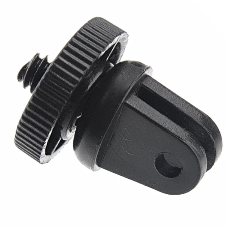 ST-60 Mini Size Tripod Mount Adapter for GoPro  NEW HERO /HERO6   /5 /5 Session /4 Session /4 /3+ /3 /2 /1, Xiaoyi and Other Action Cameras(Black)