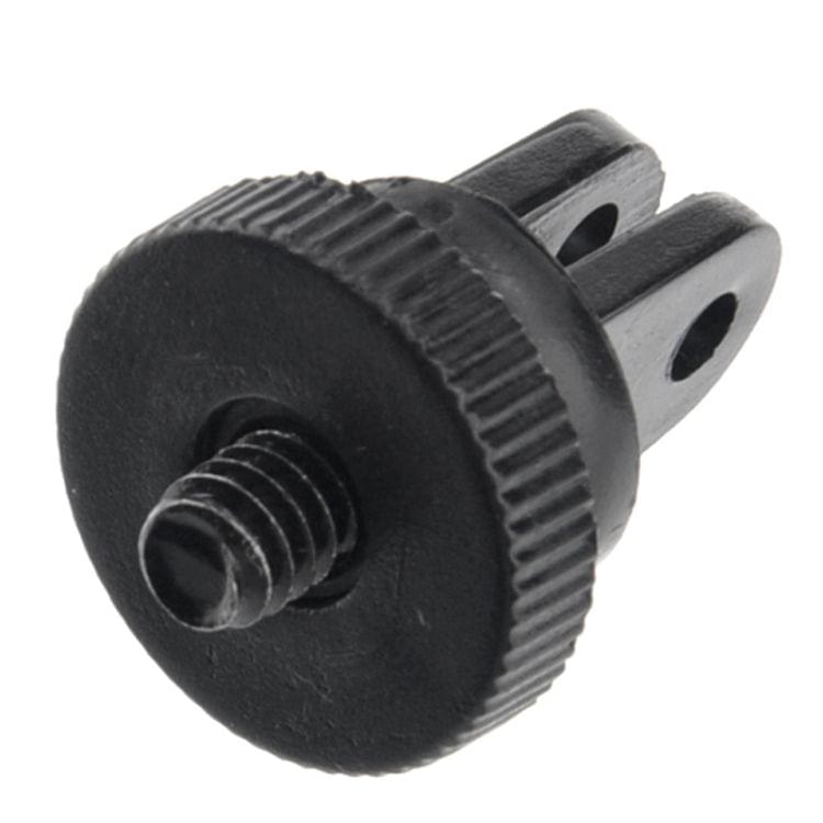 ST-60 Mini Size Tripod Mount Adapter for GoPro  NEW HERO /HERO6   /5 /5 Session /4 Session /4 /3+ /3 /2 /1, Xiaoyi and Other Action Cameras(Black)