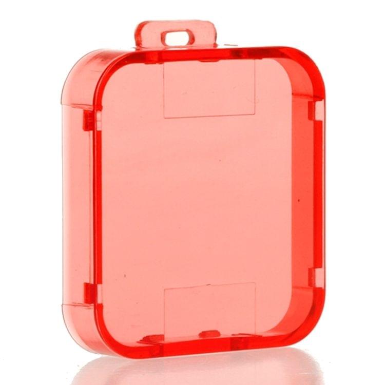 Snap-on Dive Filter Housing for Xiaomi Xiaoyi Sport Camera(Red)