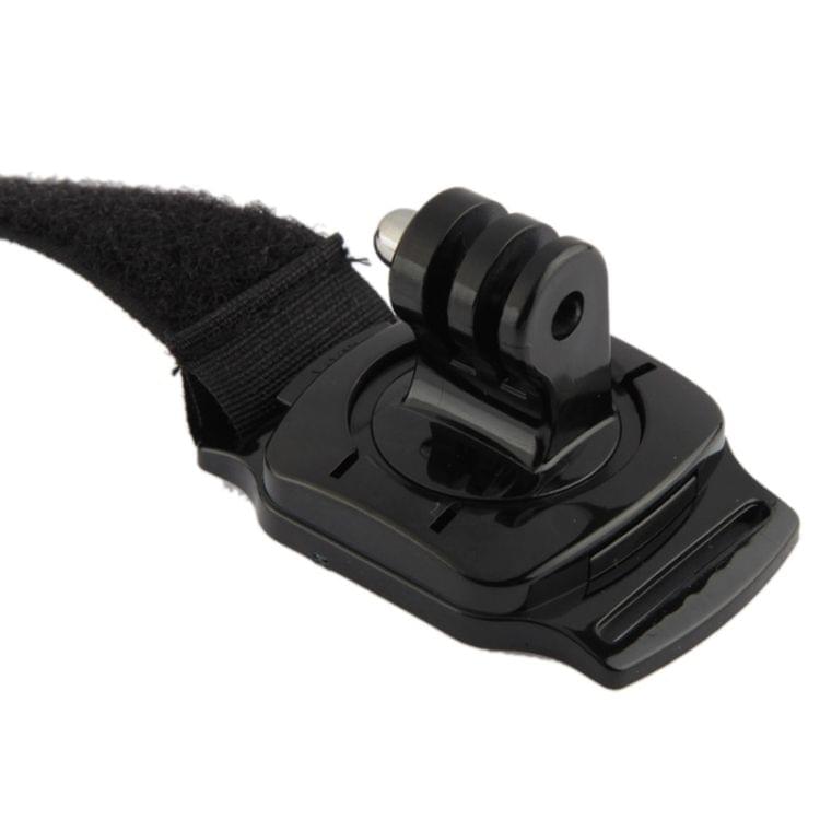 360 Degree Rotation Hand Camera Wrist Strap Mount for GoPro  NEW HERO /HERO6   /5 /5 Session /4 Session /4 /3+ /3 /2 /1, Xiaoyi and Other Action Cameras, Strap Length: 36cm(Black)