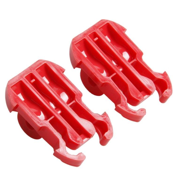 2 PCS TMC HR71 Quick Release Surface Buckle for GoPro HERO6 /5 /5 Session /4 Session /4 /3+ /3 /2 /1, Xiaoyi and Other Action Cameras(Red)