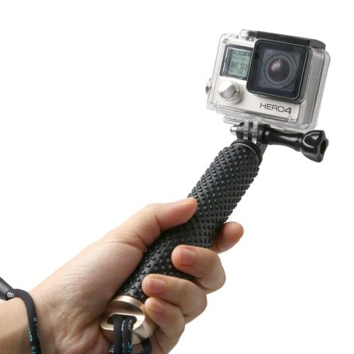 Handheld Extendable Pole Monopod with Screw for GoPro HERO5 Session /5 /4 Session /4 /3+ /3 /2 /1, Xiaoyi Sport Cameras, Max Length: 49cm(Gold)