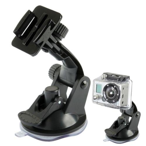 ST-17 Car Mount Dashboard & Windshield Vacuum Suction Cup for GoPro  NEW HERO /HERO6   /5 /5 Session /4 Session /4 /3+ /3 /2 /1, Xiaoyi and Other Action Cameras(Black)