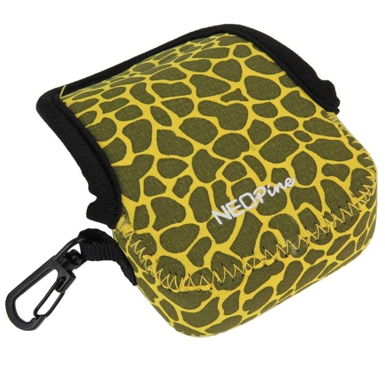 NEOPine GN-6 Leopard Texture GoPro Accessories Waterproof Housing Neoprene Inner Protective Bag Camera Pouch for GoPro Hero4 /3+ /3(Yellow)