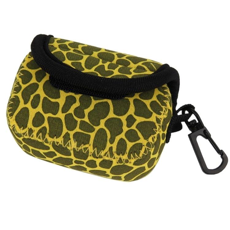 NEOPine GN-6 Leopard Texture GoPro Accessories Waterproof Housing Neoprene Inner Protective Bag Camera Pouch for GoPro Hero4 /3+ /3(Yellow)