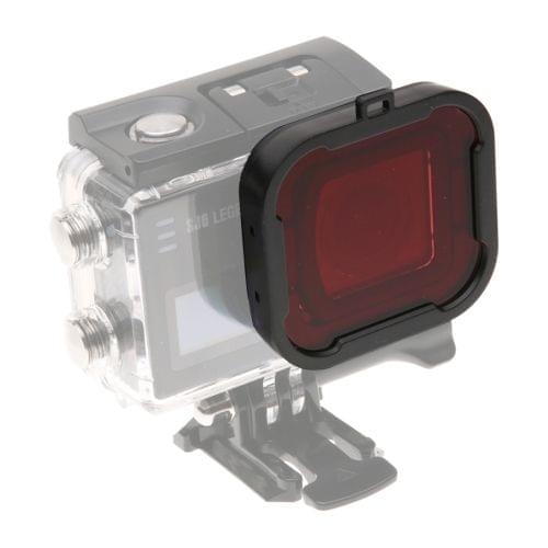 SJCAM SJ6 Cube Snap-on Dive Housing Lens Filter(Red)