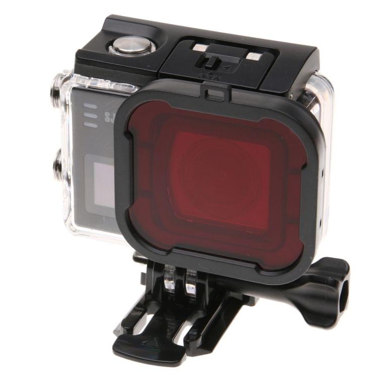 SJCAM SJ6 Cube Snap-on Dive Housing Lens Filter(Red)