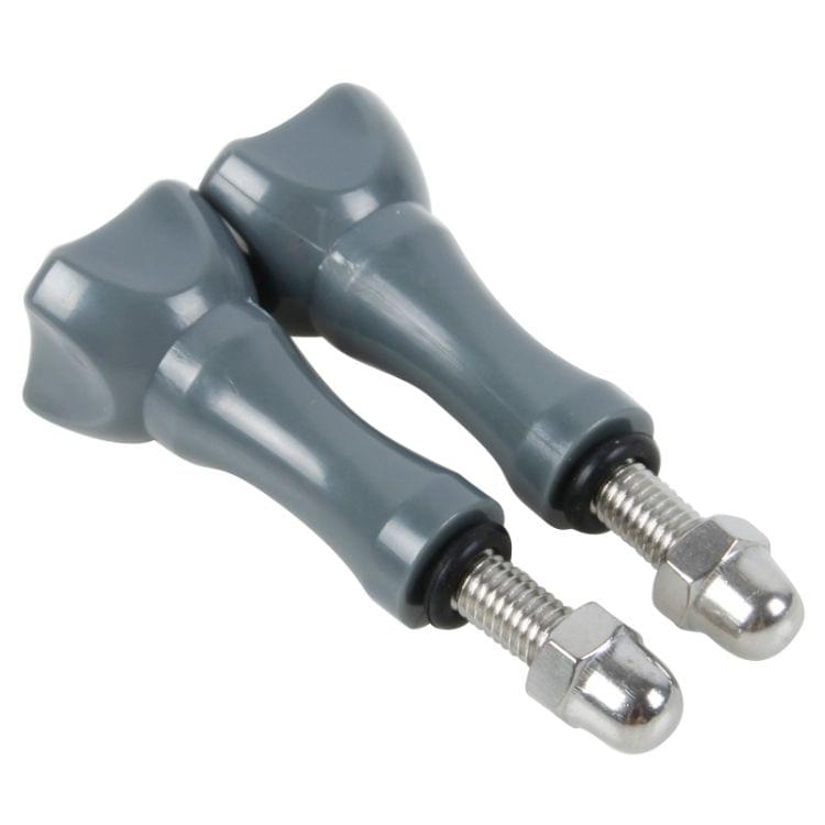 2 PCS TMC HR171 Plastic 5.5cm Thumb Screw for GoPro HERO4 /3+ /3 /2 Cameras(Grey)