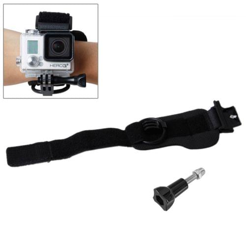 TMC HR177 Wrist Mount Clip Belt for Gopro Hero 4 / 3+, Belt Length: 31cm, HR177(Black)