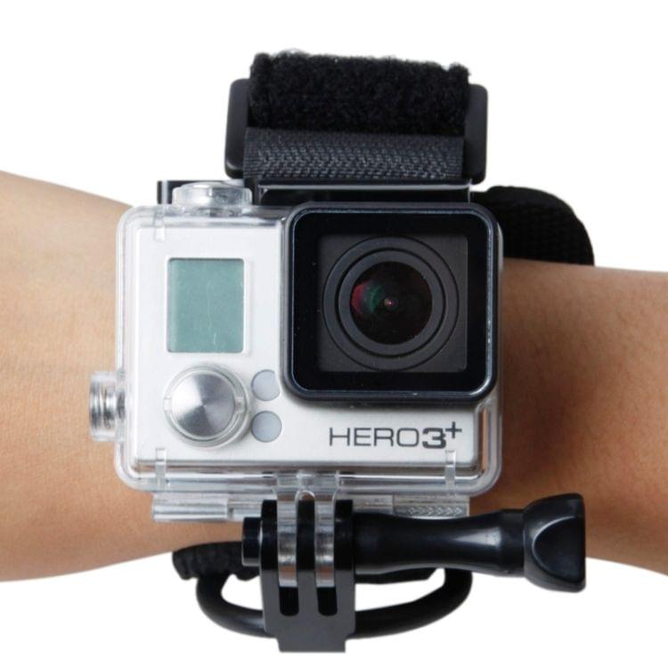 TMC HR177 Wrist Mount Clip Belt for Gopro Hero 4 / 3+, Belt Length: 31cm, HR177(Black)