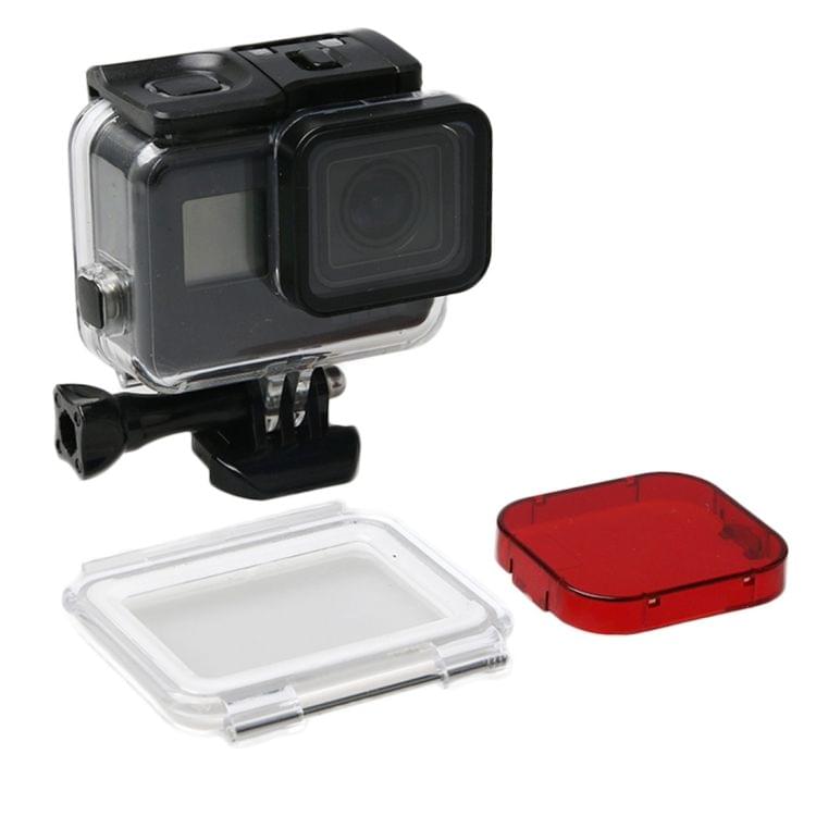 For GoPro  NEW HERO /HERO6   /5 Black Touch Screen 60m Underwater Waterproof Housing Diving Protective Case with Buckle Basic Mount & Screw, No Need to Disassemble Lens