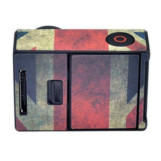 Retro UK Flag Pattern Case Sticker for GoPro HERO3+ /3
