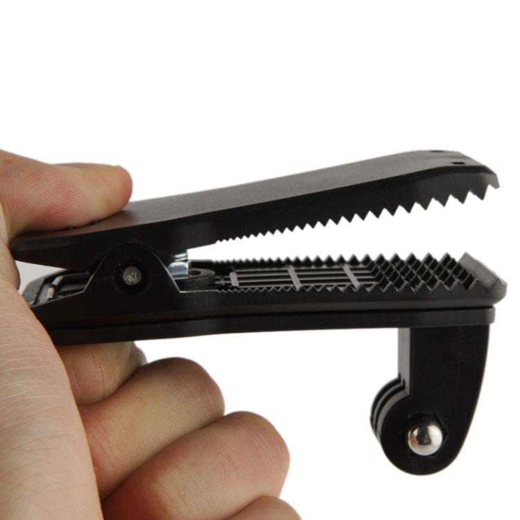 360 Degree Rotation Backpack Rec-Mounts Clip Clamp Mount for GoPro  NEW HERO /HERO6   /5 Session /5 /4 Session /4 /3+ /3 /2 /1, Other Sport Cameras