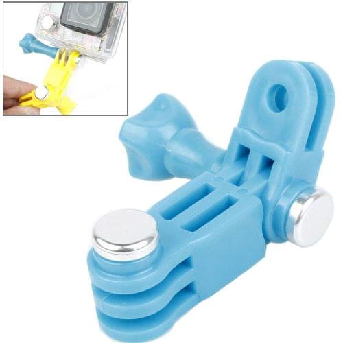 TMC Mount 3 Way Adjustable Pivot Arm Screw Bolt for GoPro  NEW HERO /HERO6   /5 /5 Session /4 Session /4 /3+ /3 /2 /1, Xiaoyi and Other Action Cameras, ABS Material(Blue)