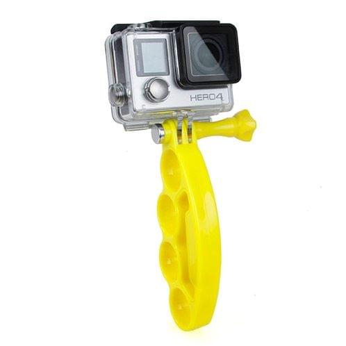 TMC HR239 Knuckles Fingers Grip with  Thumb Screw for GoPro  NEW HERO /HERO6   /5 /5 Session /4 Session /4 /3+ /3 /2 /1, Xiaoyi and Other Action Cameras(Yellow)