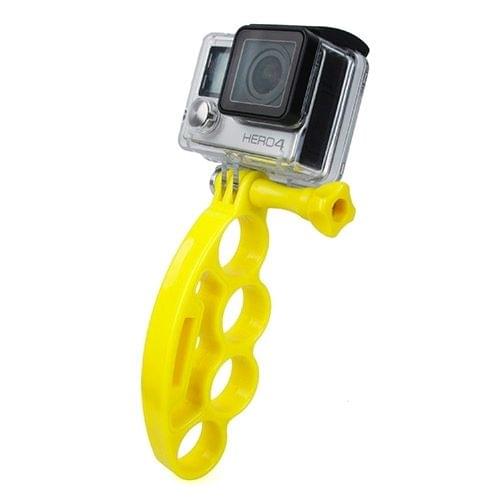 TMC HR239 Knuckles Fingers Grip with  Thumb Screw for GoPro  NEW HERO /HERO6   /5 /5 Session /4 Session /4 /3+ /3 /2 /1, Xiaoyi and Other Action Cameras(Yellow)