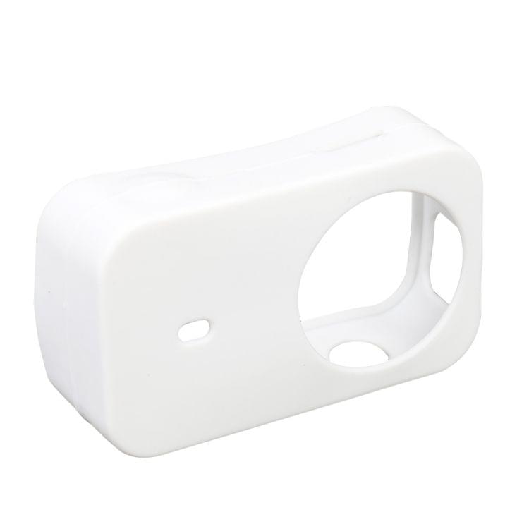 For Xiaomi Mijia Small Camera Silicone Protective Case with Lens Cover(White)