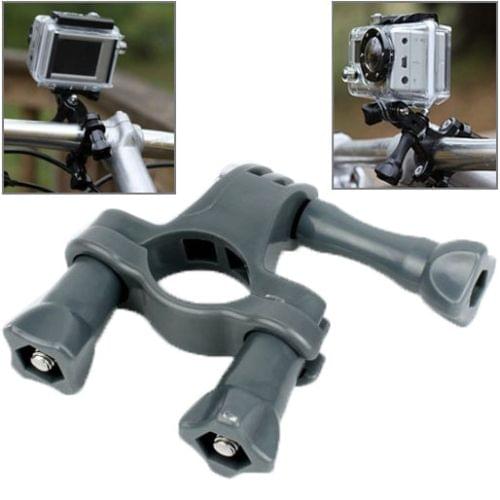 TMC Handlebar Seatpost Pole Mount Bike Moto Bicycle Clamp for GoPro  NEW HERO /HERO6   /5 Session /5 /4 Session /4 /3+ /3 /2 /1, Xiaoyi Sport Cameras(Grey)