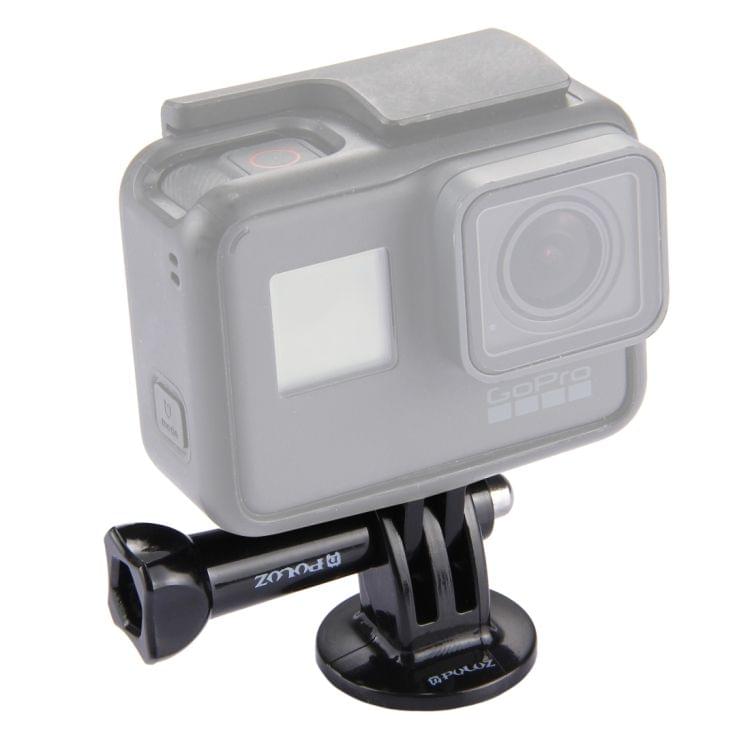 PULUZ Camera Tripod Mount Adapter with Long Screw for GoPro NEW HERO /HERO7 /6 /5 /5 Session /4 Session /4 /3+ /3 /2 /1, DJI Osmo Action, Xiaoyi and Other Action Cameras