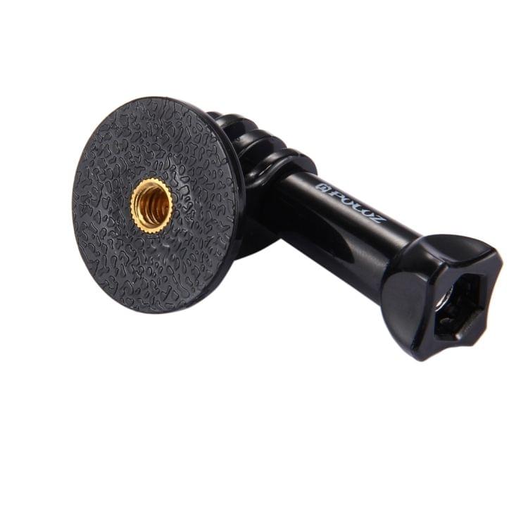 PULUZ Camera Tripod Mount Adapter with Long Screw for GoPro NEW HERO /HERO7 /6 /5 /5 Session /4 Session /4 /3+ /3 /2 /1, DJI Osmo Action, Xiaoyi and Other Action Cameras