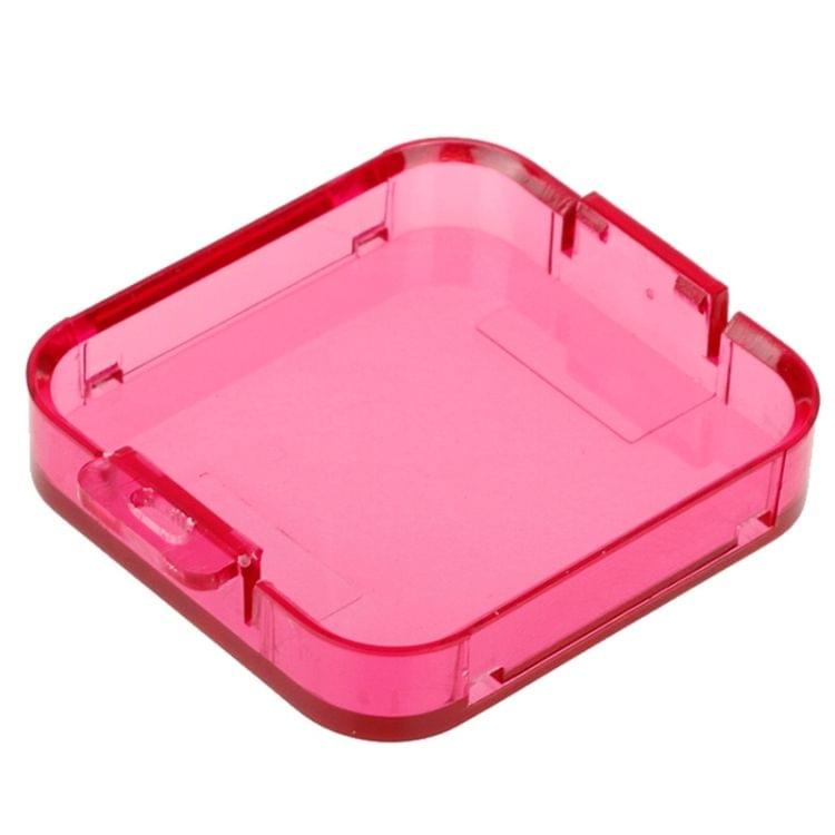 Snap-on Dive Filter Housing for Xiaomi Xiaoyi Sport Camera(Magenta)