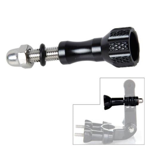 TMC Aluminum Thumb Knob Stainless Bolt Screw for GoPro  NEW HERO /HERO6   /5 /5 Session /4 Session /4 /3+ /3 /2 /1, Length: 5.8cm(Black)