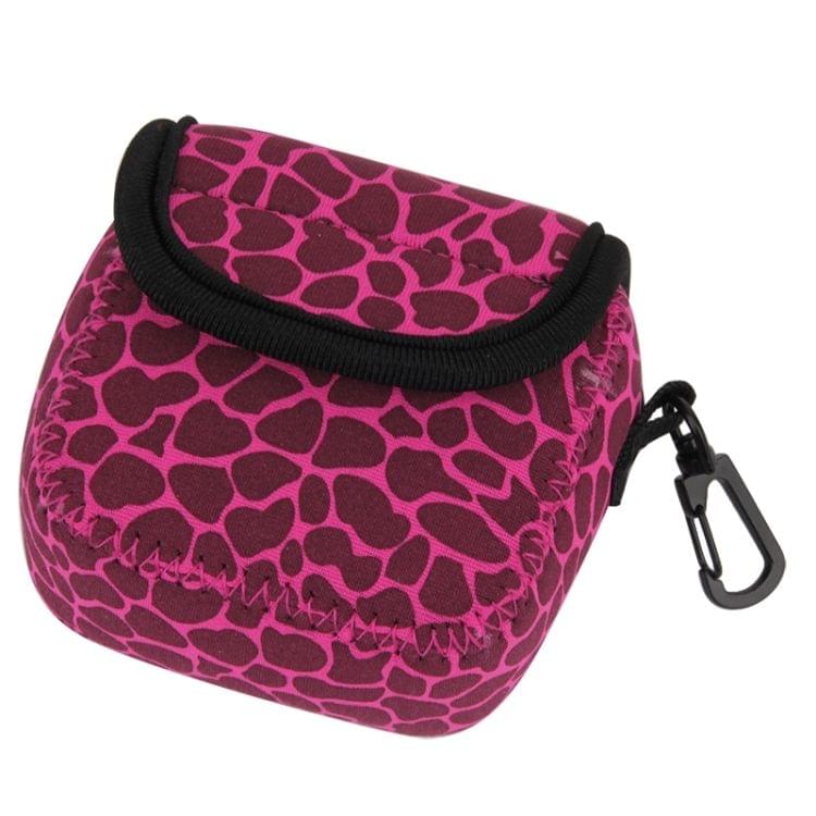 NEOPine GN-5 Leopard Texture GoPro Accessories Waterproof Housing Neoprene Inner Protective Bag Camera Pouch for GoPro HERO5/ 4 /3+ /3 /2 /1(Magenta)