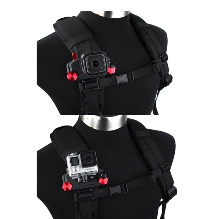 TMC HR331 Universal Strap Buckle Hanging Quickdraw Strap Mount set for GoPro HERO5 session / HERO4 session /3+ /3(Red)