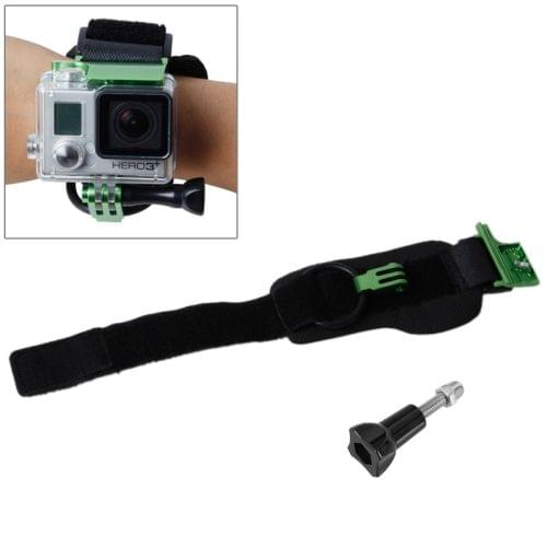 TMC HR177 Wrist Mount Clip Belt for GoPro HERO4 /3+, Belt Length: 31cm, HR177(Green)