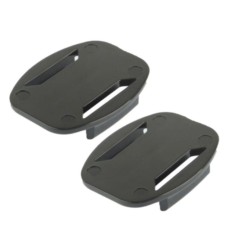 ST-12 2 Flat Surface Adapters + 2 Adhesive Mount Stickers for GoPro  NEW HERO /HERO6   /5 /5 Session /4 Session /4 /3+ /3 /2 /1, Xiaoyi and Other Action Cameras